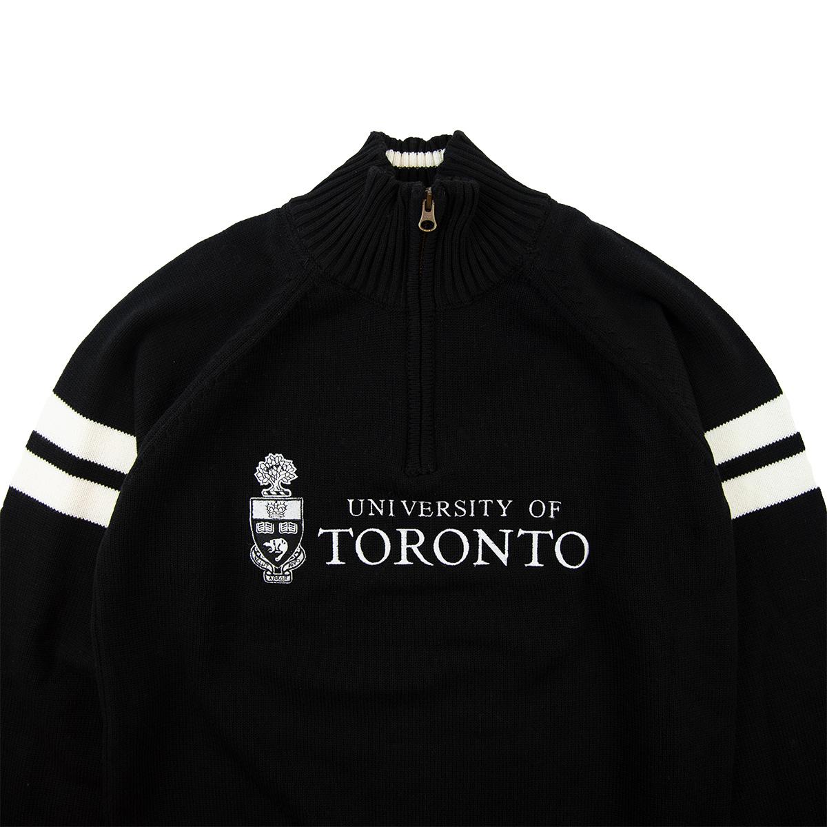Men's U of T 1/4 Zip Sweater | Bruzer